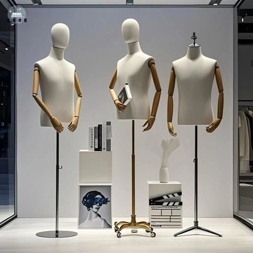 特惠/免運 工廠現貨 模特展示架 道具 服裝店展示架 櫥窗展示架 潮牌服裝店男模特櫥窗展示架道具男半身人臺全身西裝模特人偶架子 可開發票 全館折扣 特惠/店長推薦 售後保障 m5523