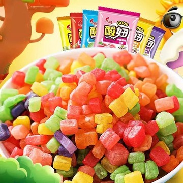 🔥在台出貨🔥樂潮 酸妞爆酸果味軟糖 水果糖 混合口味 qq糖 橡皮糖 童年懷舊休閒零食 小包裝 方便攜帶