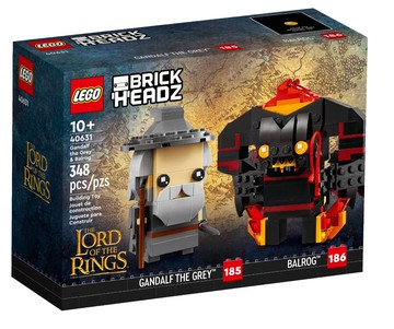 【LEGO 樂高】磚星球〡 40631 大頭系列 灰袍甘道夫與炎魔 Gandalf the Grey™ & Balrog™