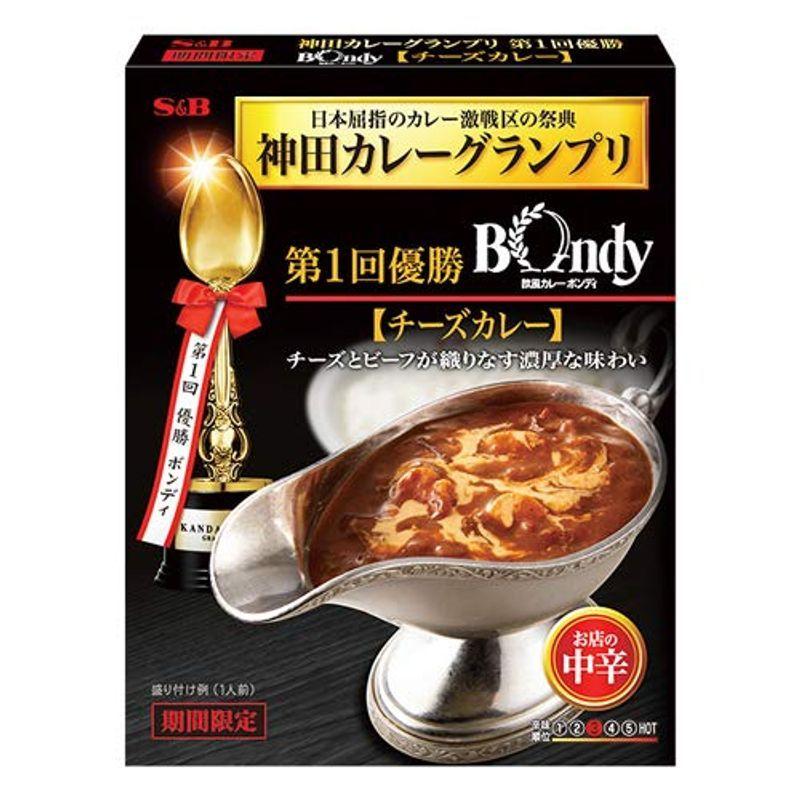 エスビー 神田カレーグランプリ 欧風カレーボンディ チーズカレー お店の中辛 180g×3個