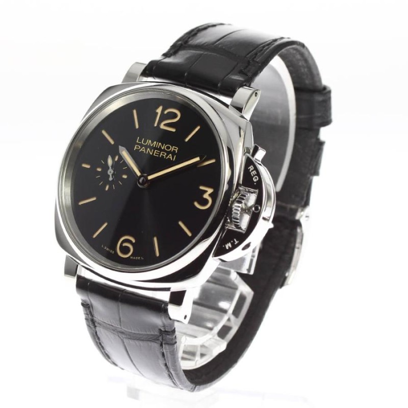 ☆美品☆箱・保証書付き【PANERAI】パネライ ルミノール ドゥエ ３デイズ アッチャイオ PAM00676 手巻き メンズ_664038 【2210】  | LINEショッピング