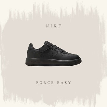 NIKE FORCE 1 全黑 魔鬼氈 空軍一號 童鞋 FN0237-001