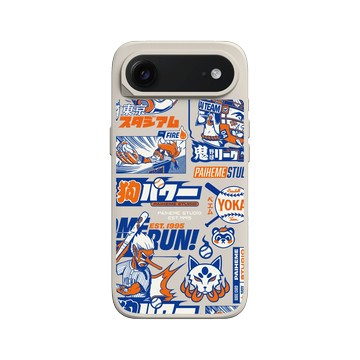 iPhone Air SolidX 貝殼灰 - Paiheme Studio - Yokai Baseball Mix