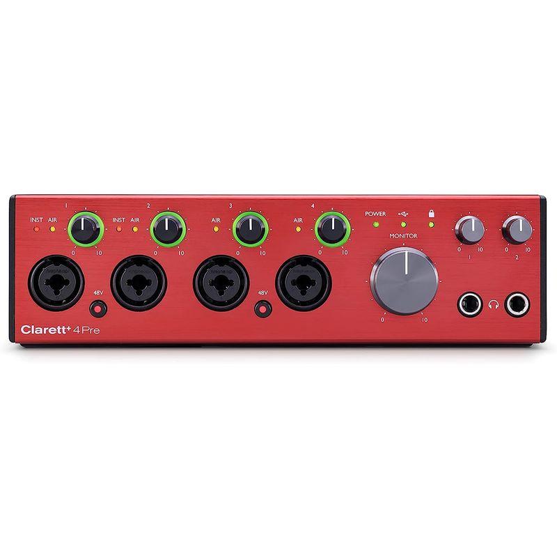 Focusrite フォーカスライト Clarett 4Pre 18in 8out USBオーディオ