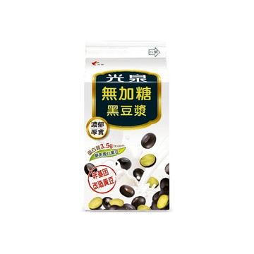 [家速配]光泉無加糖黑豆漿400ml※實際到貨效期約4天以上