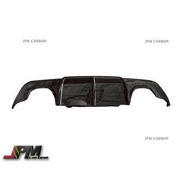 JPM 全新 BMW 寶馬 後下巴 E60 JP style M-Tech保桿專用 CARBON 卡夢 碳纖維 四出