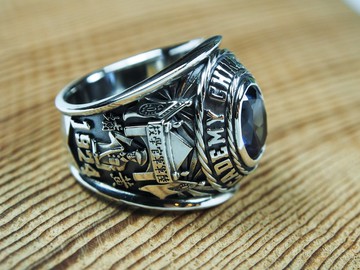 軍校 期戒、球隊 冠軍戒、公司紀念戒  (複雜版)