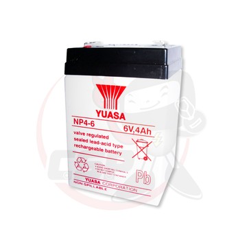 YUASA 【YUASA】NP4-6 鉛酸電池 6V4Ah 童車 兒童  玩具車電池 UPS 磅秤 照明燈 電子秤 湯淺 鉛酸 電池 攝影 照明