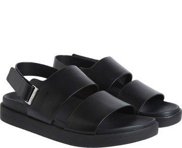 CALVIN KLEIN FLAT SANDAL EYEL 黑色女款鞋子