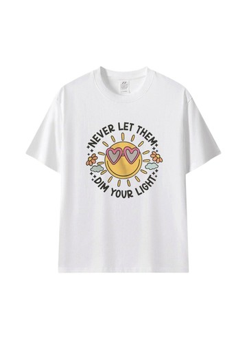 正能量插畫T｜Never Let Them Dim Your Light