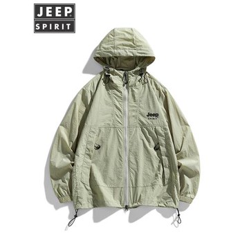 JEEP防曬衣男女款夏季外套2025新款防紫外線釣魚服冰絲薄款皮膚衣
