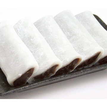 明月冰捲 和菓子 紅豆餡 甜點 10入 雙餡麻糬捲 全家799免運  [誠實討海人]