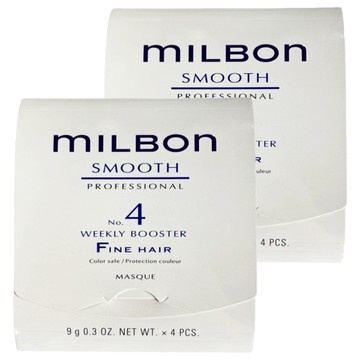 mILBOn 絲柔護髮系列 NO.4 細軟髮 4個  2組  36g