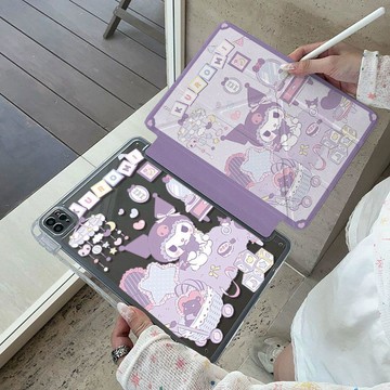 風鈴庫洛米適用iPad11代平板保護殼10/6防彎pro保護套air7/6/5平板殼