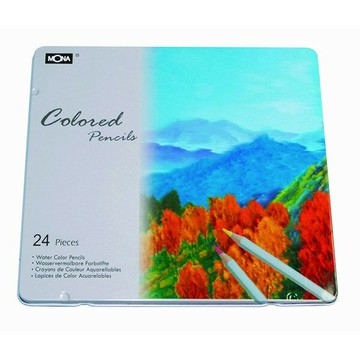 色鉛筆 油性色鉛筆 MONA 鐵盒裝 #80507-24色組