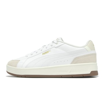 Puma 休閒鞋 Court Classico Sport 男鞋 女鞋 白 米白 復古 皮革 小白鞋 40073106