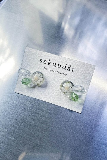 真花耳環Elfin Earrings