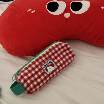 臺灣現/🎀文具袋 筆袋小紅書簡約筆袋可愛小衆韓版新款初高中文具盒大容量收納袋學生