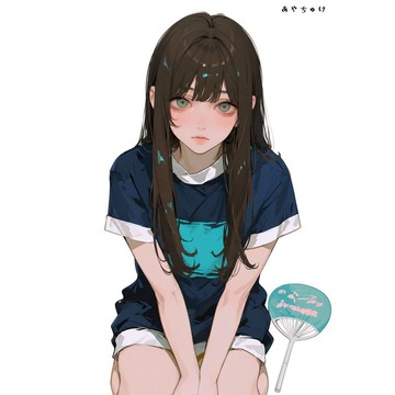 【8 月新作】07-139-0201 人物貼紙 簡約夏日女孩