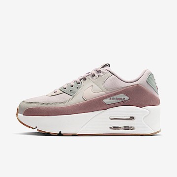 Nike Air Max 90 Lv8 [FD4328-001] 女 休閒鞋 運動 復古 雙層氣墊 緩震 厚底 藕粉