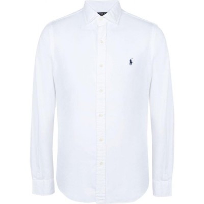 ラルフ ローレン POLO RALPH LAUREN メンズ シャツ トップス Twill Sport Shirt Solid Color Shirt White