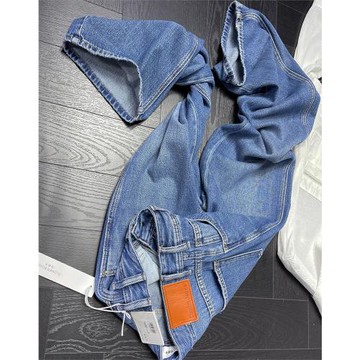 自留大愛 花匣子flower高品質柔軟牛仔闊腿褲顯瘦顯高拖地褲57867