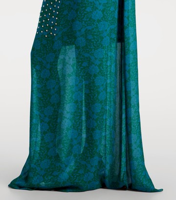 Dries Van Noten Printed embellished maxi dress