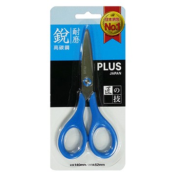 PLUS 普樂士 SC-140C 剪刀 藍 5.5吋 全長 34-135