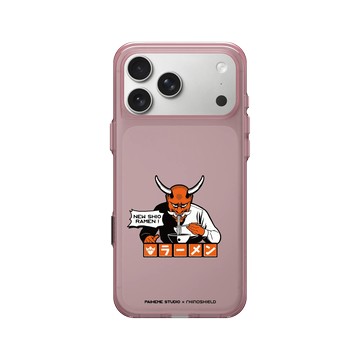 iPhone 17 Pro Max Clear (相機按鈕) 晶醺玫 - Paiheme Studio - Demon Ramen