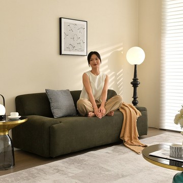 免運 復古燈芯絨ins風布藝沙發客廳沙發意式極簡雙人三人小戶型設計師