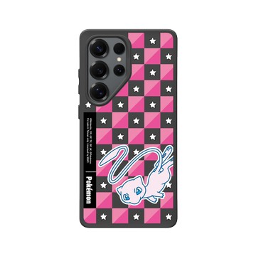 Galaxy S25 Ultra SolidSuit 黑 - 寶可夢 Pokemon - 多彩系列-夢幻格紋