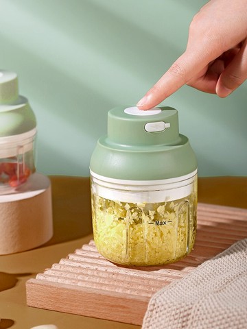 搗蒜泥神器大蒜搗碎蒜泥家用小型電動款廚房電動小型切蒜蓉攪碎機