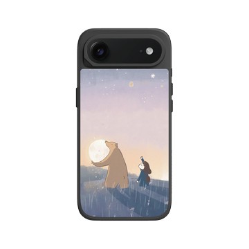iPhone Air SolidX 黑 - 咻咻熊 XiuXiubear - 我們送月亮回家吧