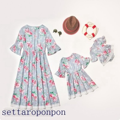 新作 ペアルック ワンピース 赤ちゃん ノースリーブ リンクコーデ 親子ペアルック 親子ペア カバーオール 夏 家族 ママ キッズ ロンパース 女の子 ワンピース 通販 Lineポイント最大get Lineショッピング