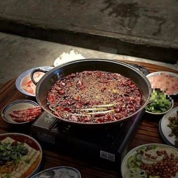 免治鍋鑄鐵老式火鍋鴛鴦鍋加深加厚生鐵電磁爐卡式爐小火鍋振尾榮