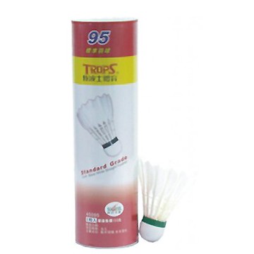 【文具通】TROPS紅標標準羽毛球45095 6入 M5010019【APP滿額下單10%點數(單一帳號最高5000點)】1/31止