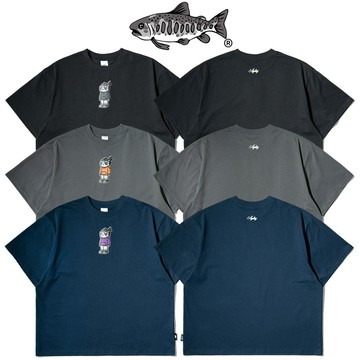JKS AGILITY RM0-鮭魚丸 SYAKEMARU IMAGE TEE 寬短版 人形鮭魚丸 短T (三色)