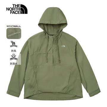 UE女款綠色DWR防潑水休閒上衣｜8F50BO9