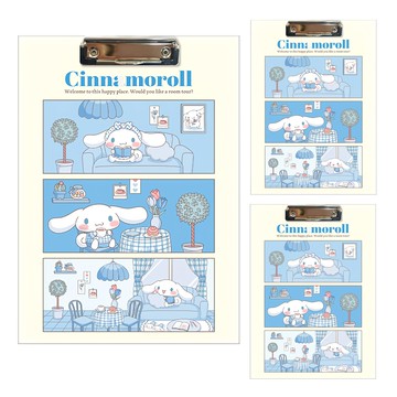 三麗鷗 大耳狗喜拿 V2 A4板夾  3個