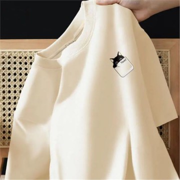 外貿出口尾貨清倉撿漏~夏季短袖T恤男裝女裝寬松純棉潮牌百搭上衣