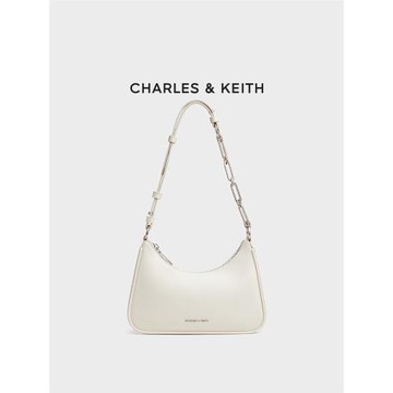 CHARLES&KEITH春夏穿搭CK2-20271604可露麗通勤簡約腋下包hobo包