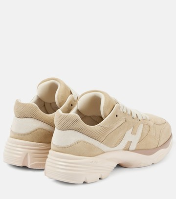 Hogan Hogan H665 suede-trimmed sneakers