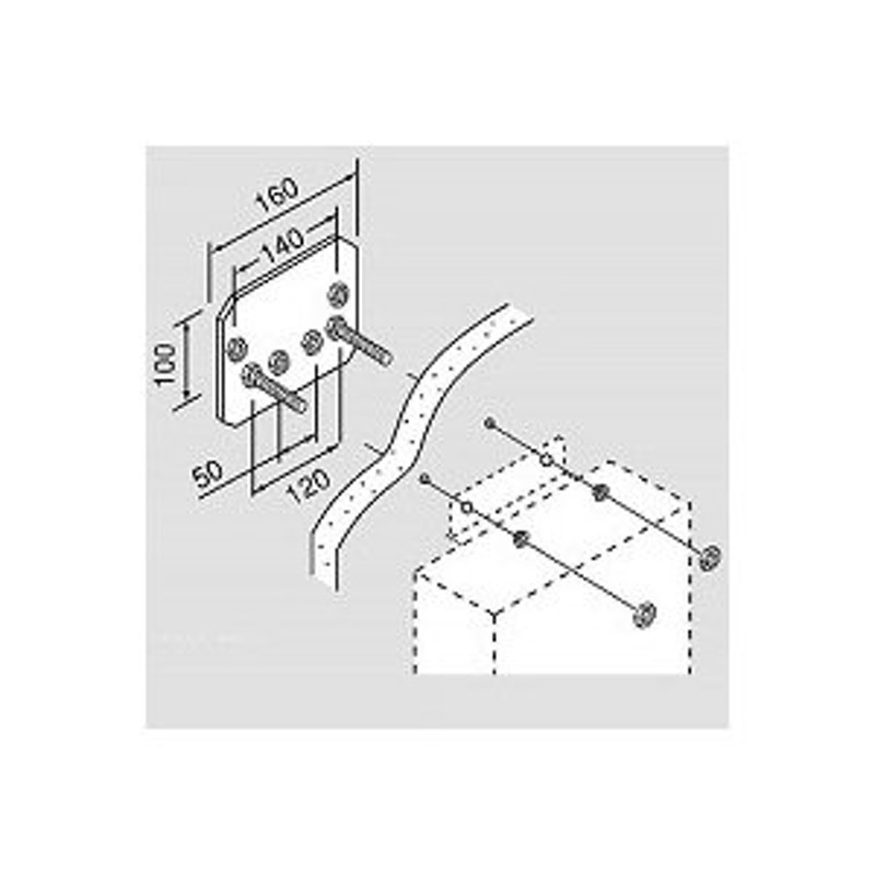 壁掛金具補強板 CRP セット】 《KJK》 ノーリツ 壁掛金具補強板 ωα0
