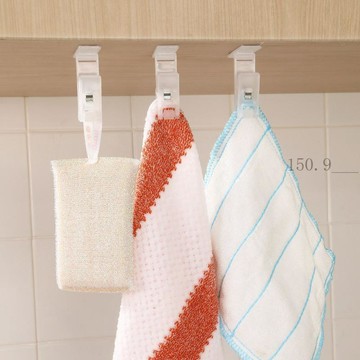 🌟臺灣出貨🌟免打孔廚房抹布夾掛鉤強力粘貼壁掛瀝水收納神器衛生間浴室毛巾夾 手帕夾 奶嘴鏈 奶嘴鍊 奶嘴夾