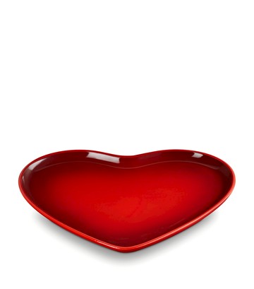 Le Creuset Stoneware Heart Serving Plate