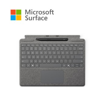 Microsoft Surface Pro 13吋 特製版鍵盤與超薄手寫筆2 (Copilot) 白金 8X6-00231