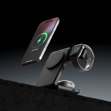 nopea Qi2 三合一折疊無線充電器 nopea Qi2 三合一折疊無線充電器