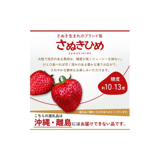 ふるさと納税 香川県 東かがわ市 [No.4631-2075]香川県オリジナル品種！ さぬきひめ苺 400g 化粧箱入り 年内受付