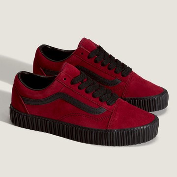 Old Skool Creeper 酒紅色 / 黑色滑板鞋