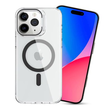 CITY BOSS for iPhone16 Pro 6.3 磁吸全透明軍規保護殼